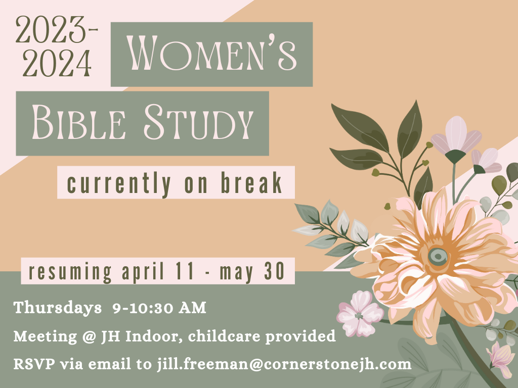 Women’s Bible Study Spring Cornerstone Church Jackson Hole